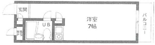 パレ・ドール中野第3の物件間取画像